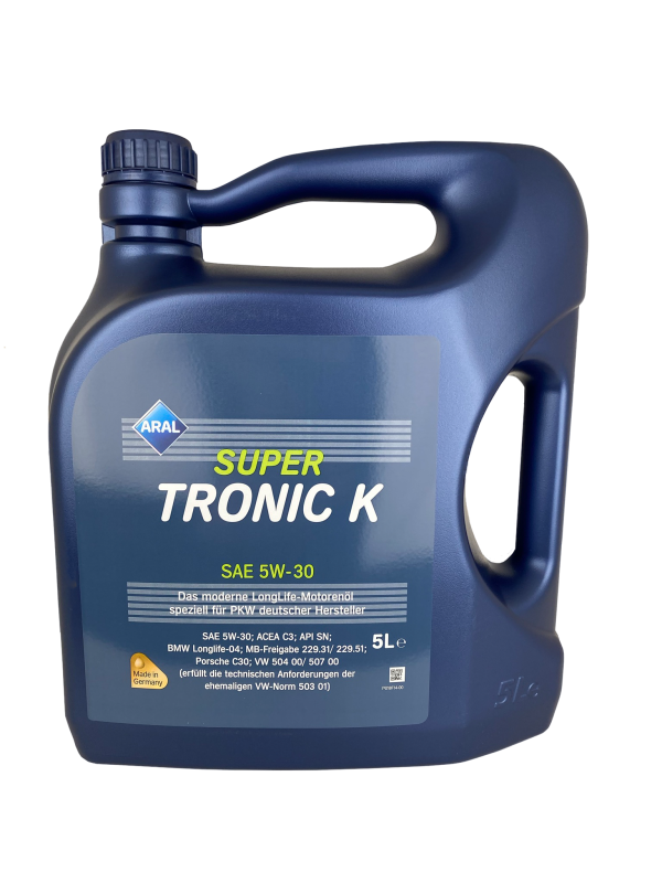 Aral Super Tronic K 5W-30 (Nachfolger des Aral Super Tronic LL3 ...