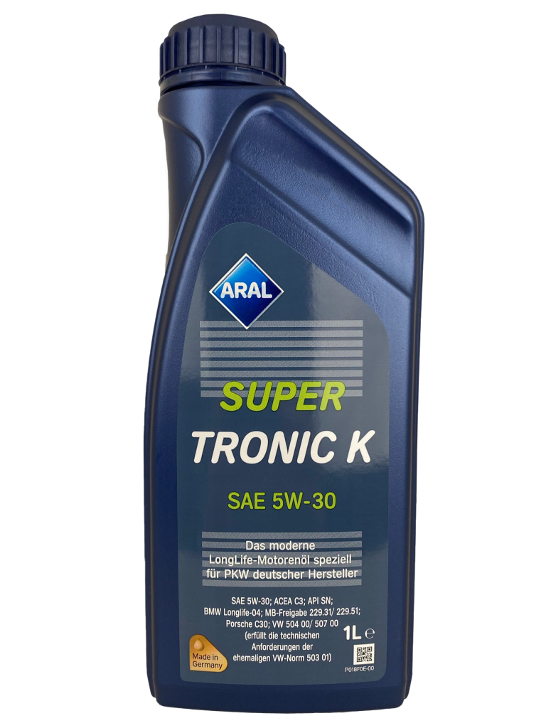 Aral Super Tronic K 5W-30 (Nachfolger des Aral Super Tronic LL3 ...
